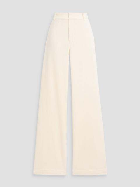 Other Designers Danielle cotton-blend corduroy straight-leg pants