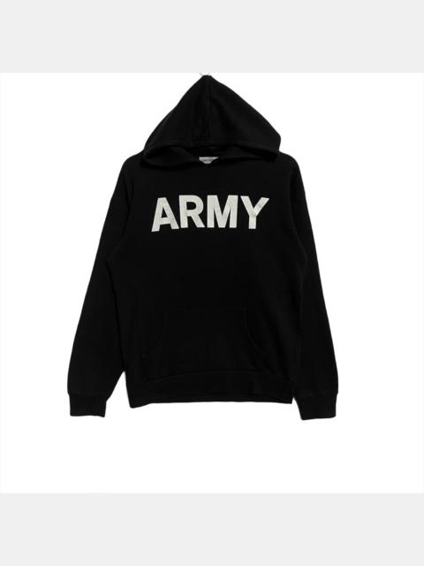 Other Designers Vintage - Vintage Army Hoodie Sweatshirt Medium Size