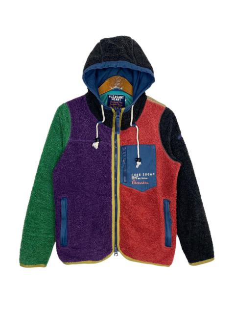 Other Designers Japanese Brand - Rare‼️ Cube Sugar Hoodie Color Block Deep Pile