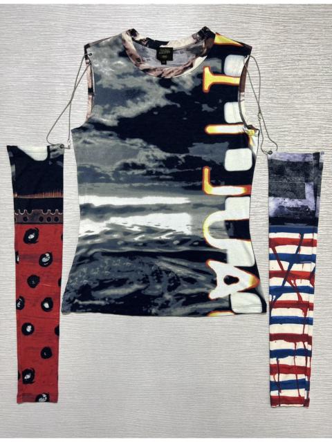 Jean Paul Gaultier Jean Paul Gaultier - F/W 01’ - Chain Sleeve Printed L/S