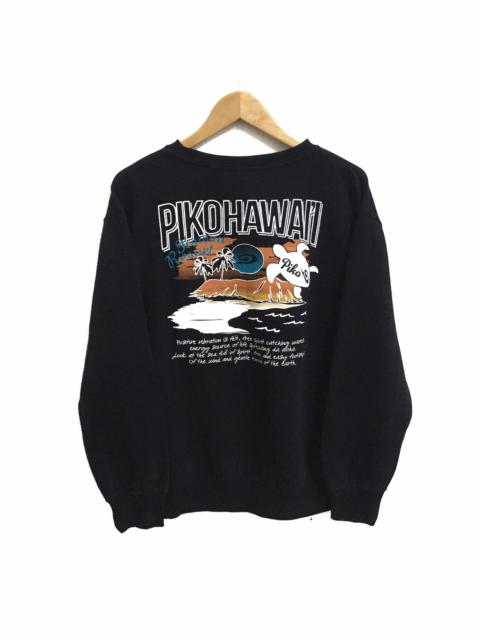 Other Designers Vintage - VINTAGE PIKO HAWAII BIG LOGO SURFBOARD CREWNECK SWEATSHIRT
