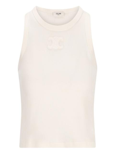 CELINE Celine Women Logo Cotton Tank Top