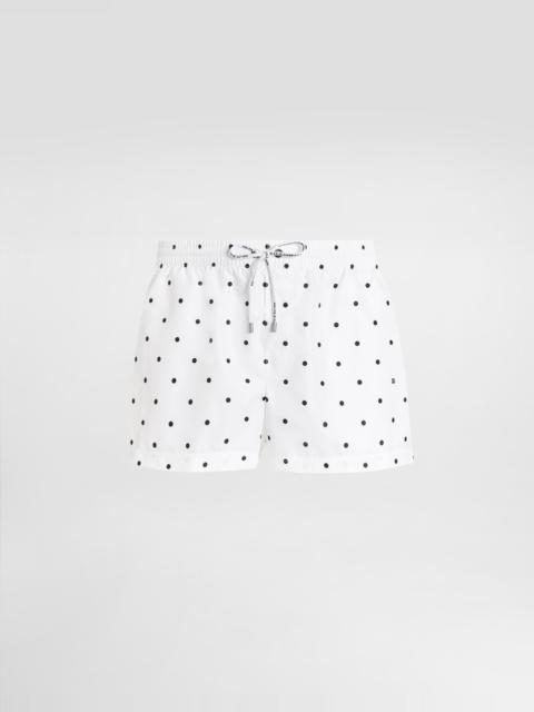 Dolce & Gabbana Polka dot-print short swim boxers