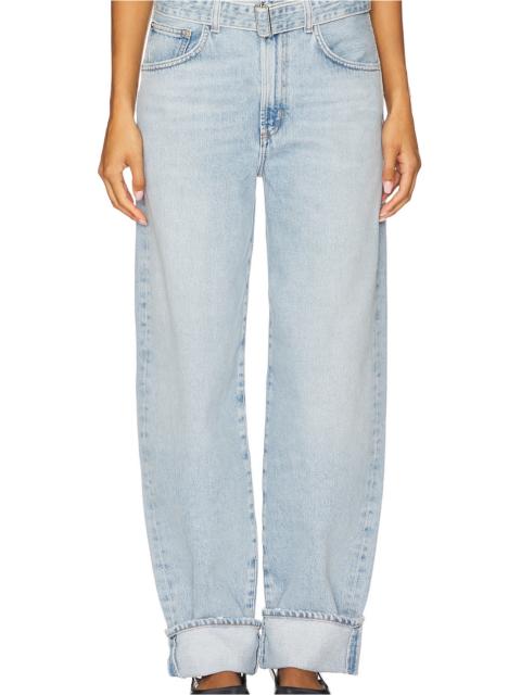 AGOLDE Cuffed Taper Jeans
