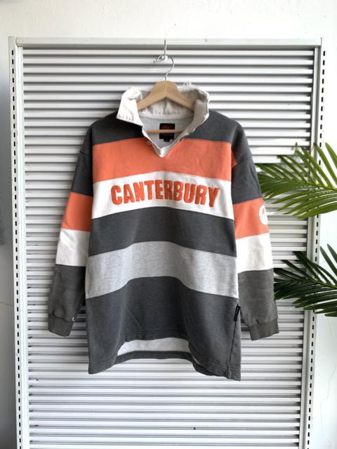 Other Designers Vintage - Vintage Canterbury SpellOut Polo Rugby Longsleeve Shirt