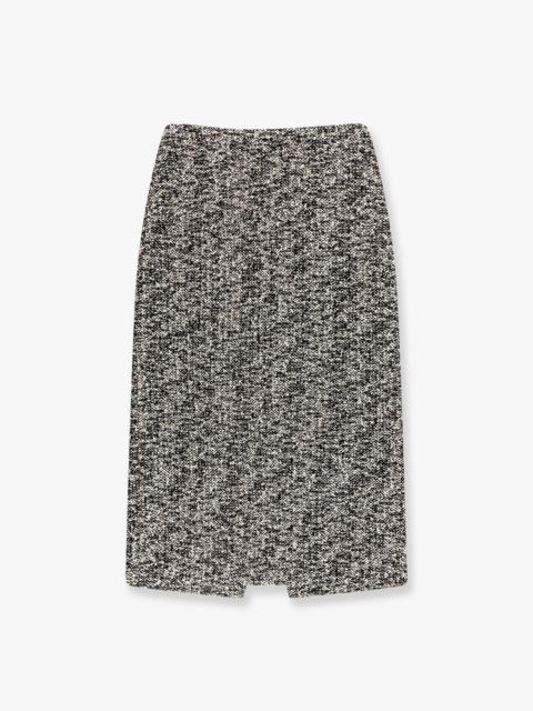 GUCCI Gucci Midi Skirt In Laminated Bouclé Fabric