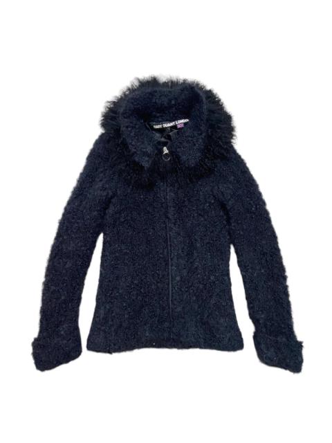 Other Designers Designer - Mary Quant London Hairy Hoodie Jacket