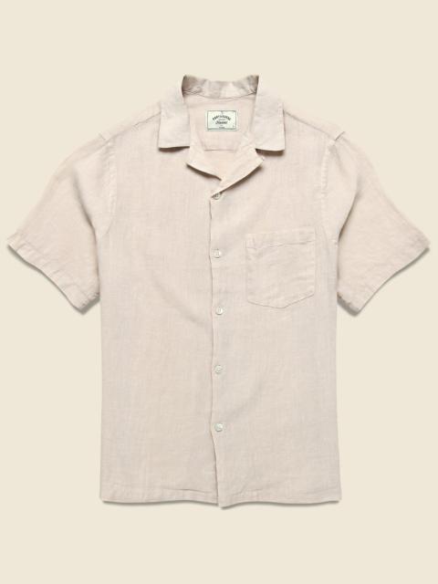Portuguese Flannel Linen Camp Shirt - Raw