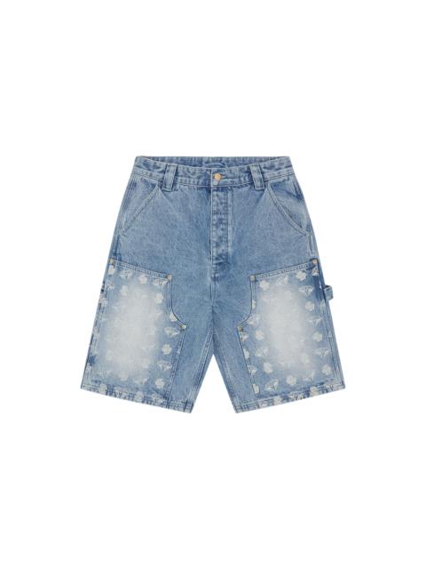 BILLIONAIRE BOYS CLUB DIAMONDS & DOLLARS DENIM CARPENTER SHORT