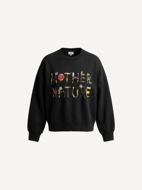 Cleobella MOTHER NATURE SWEATSHIRT | BLACK