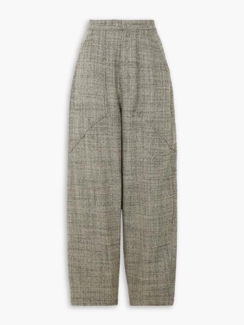 Stella McCartney Wool-tweed tapered pants