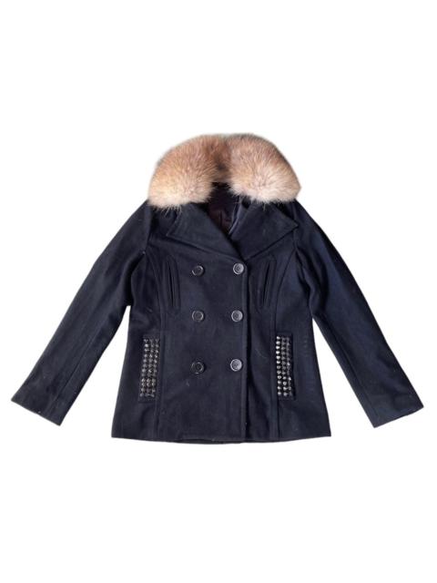 Other Designers If Six Was Nine - Japanese Glad News Wool Punk Style Peacoat Jacket