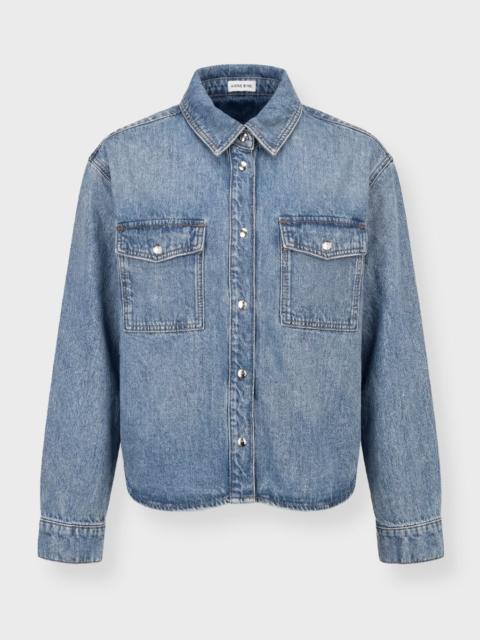ANINE BING Shirt Paxton Washed blue