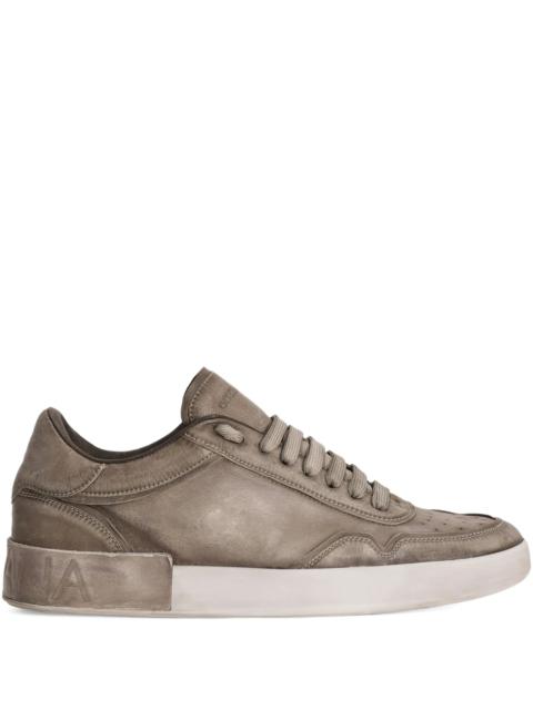 Dolce & Gabbana Dolce & Gabbana Portofino Leather Lace-up Trainers