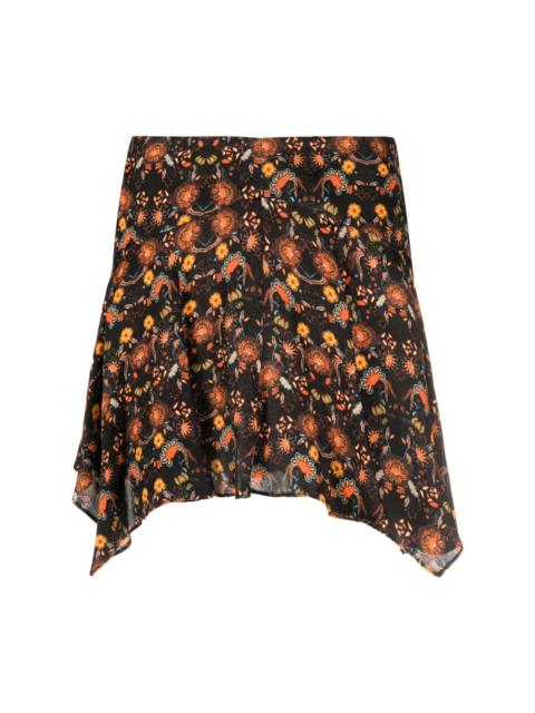 Isabel Marant Perinne Printed Mini Skirt