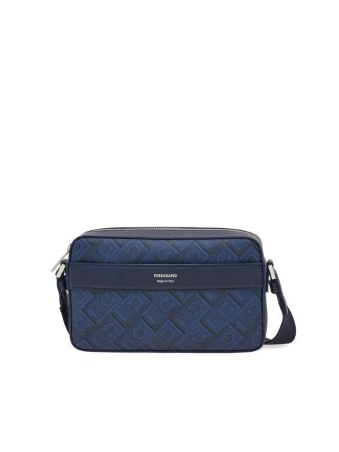 FERRAGAMO Ferragamo Blue Messenger Bags Men