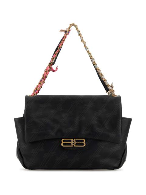 BALENCIAGA Printed Leather Medium Darling Shoulder Bag