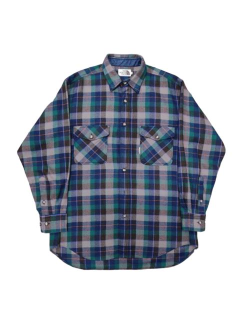 Vintage The North Face Flannel Wool Button Up