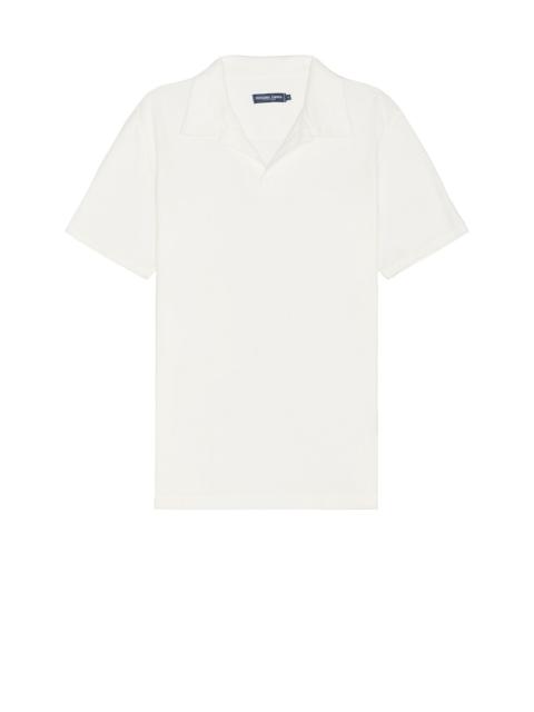 FRESCOBOL CARIOCA Faustino Terry Cotton Blend Short Sleeve Polo