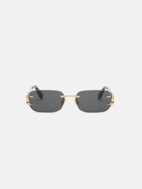 Roberto Cavalli Metal rimless sunglasses