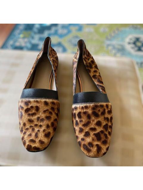 Johnston & Murphy women’s Leopard Print Pony Hair Loafers Flats Shoes NEW 9 M