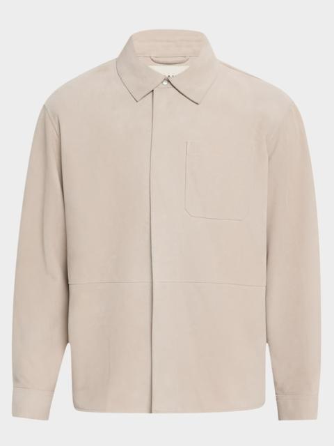 FRAME Men's Suede Overshirt