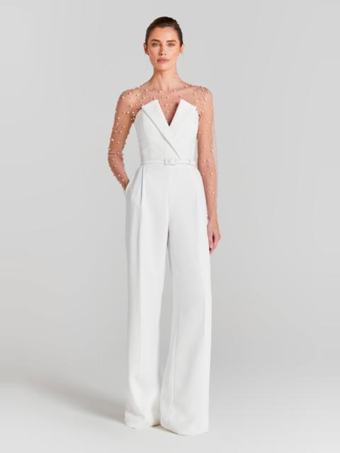 NADINE MERABI Vanessa White Jumpsuit