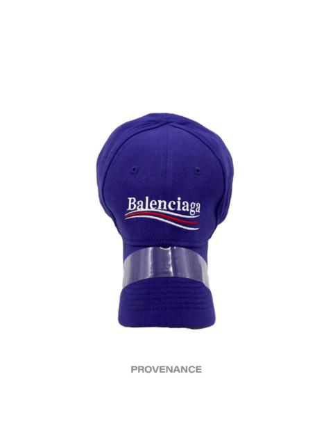 Balenciaga Political Campaign Cap Hat - Archetype Blue
