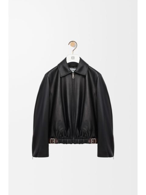 Loewe Loewe Belted Leather Jacket