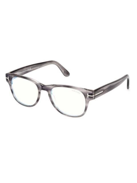 TOM FORD Tom Ford Blue Light Block Square Men's Eyeglasses FT5898-B 020 52