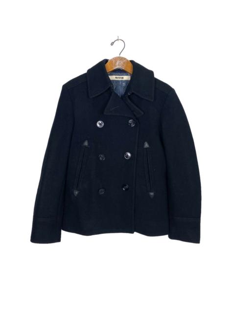 Other Designers Rare‼️ Factotum Double Breasted Pea Coat Made in Japan