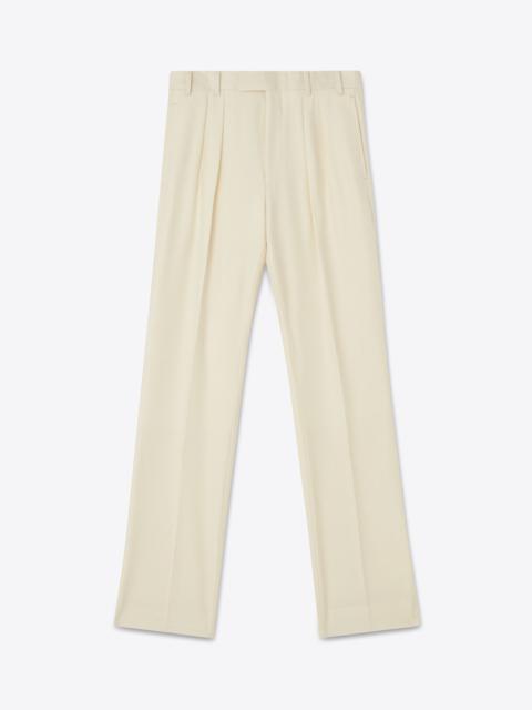 BLK DNM TROUSER 52 CREAM FLANNEL