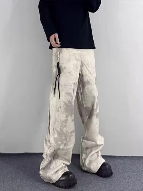 Other Designers Japanese Brand - Tie-Dye Washed Trousers - Wide Leg Baggy Grunge