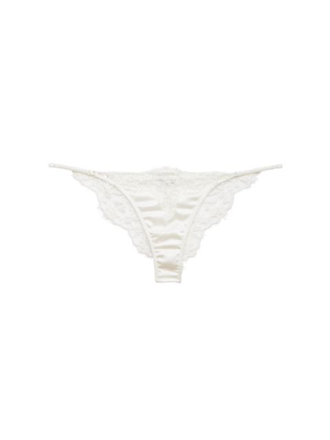 Fleur du Mal x Galia Lahav Daphne Lace Briefs white