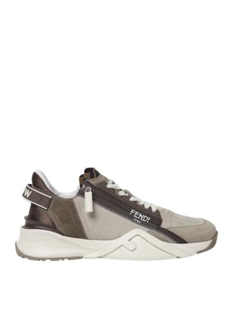 FENDI Fendi Men's Beige / Lgt / Kaki Rifle Flow Sneakers, Brand Size 8 ( US Size 9 )