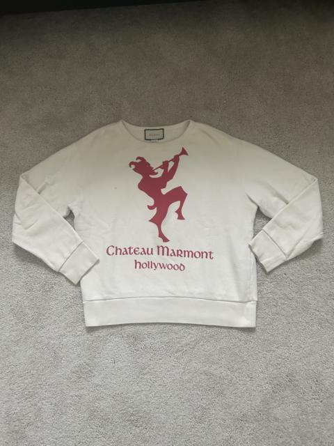 GUCCI Gucci Chateau Marmont Crewneck Sweatshirt Runway Rare
