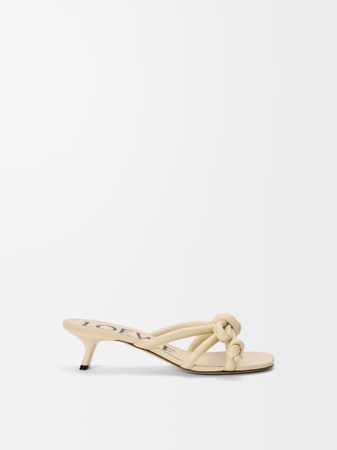 Loewe Flamenco Knot sandal in lambskin