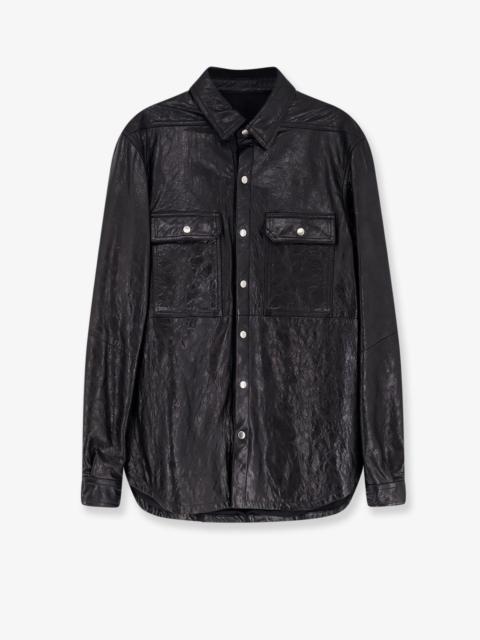 Rick Owens Rick Owens Men Outershirt Leather Jacket