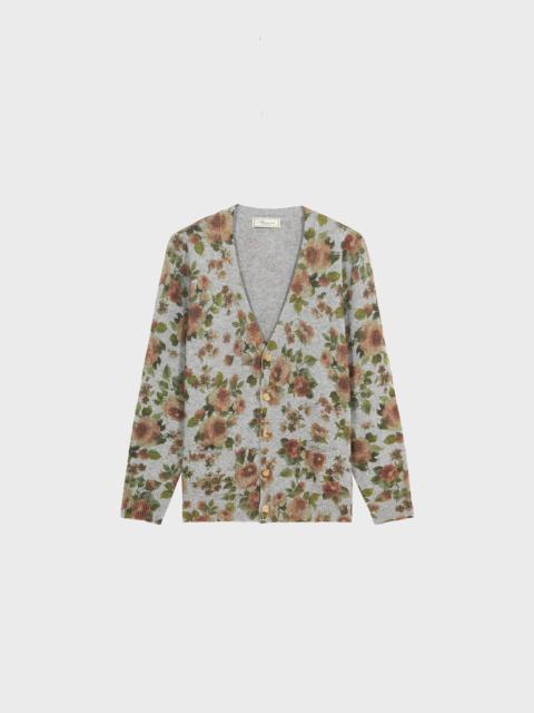 Blumarine ROSE PRINT CARDIGAN