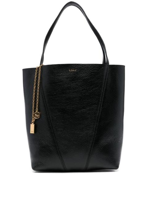 Chloé Chloé Women Chloé Spin Tote Bag In Grained Leather