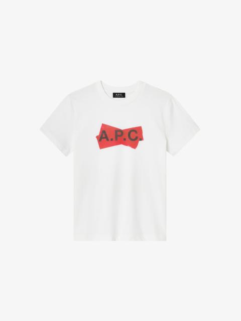 A.P.C. SCOTCH ROUGE T-SHIRT