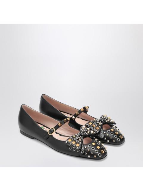 Valentino Valentino Garavani Ballerina Mary-Jane Bowow With Studs Women