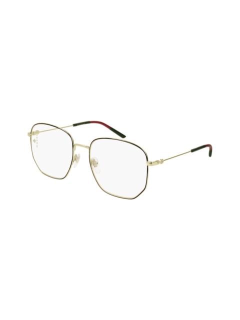 GUCCI Gg0396o-001gold-gold-transparent