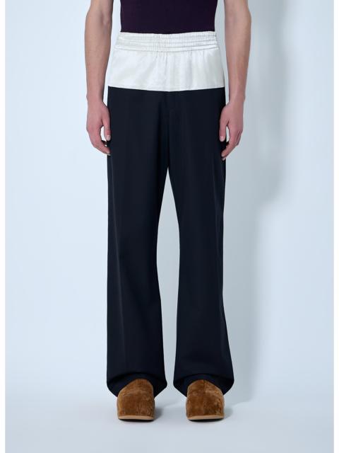 Dries Van Noten Dries Van Noten Men Drawstring Wide-Leg Trousers