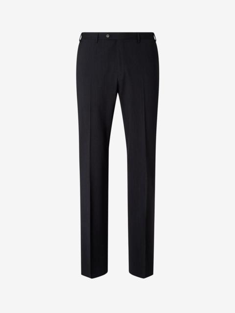 CORNELIANI Blue stretch wool trousers