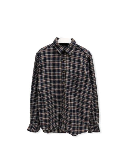 Other Designers Vintage - Vintage Fresco Plaid Tartan Flannel Shirt 👕