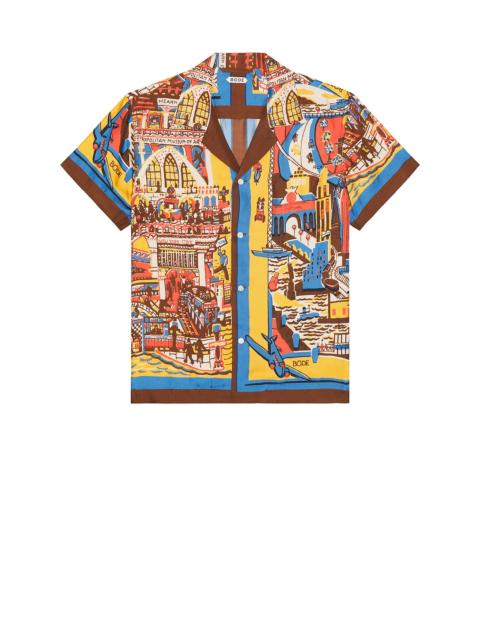BODE Manhattan Island Short Sleeve Shirt