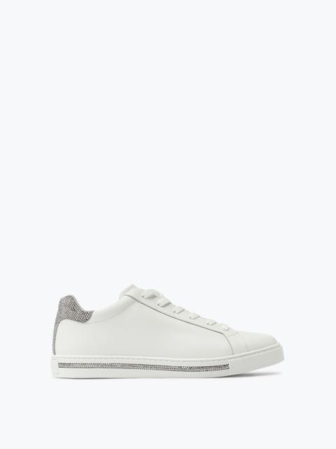 RENE CAOVILLA Xtra White And Silver Sneaker 15
