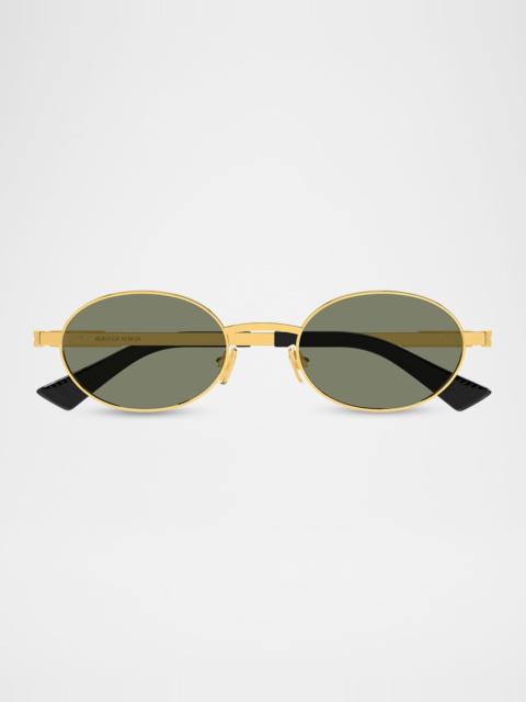 Bottega Veneta Ribbon 52mm Oval Sunglasses