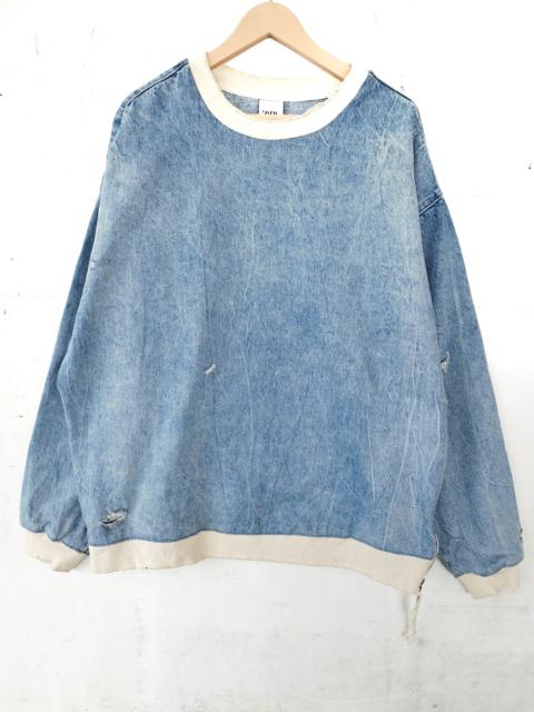 Other Designers Zara Man sweatshirt jeans distressed design